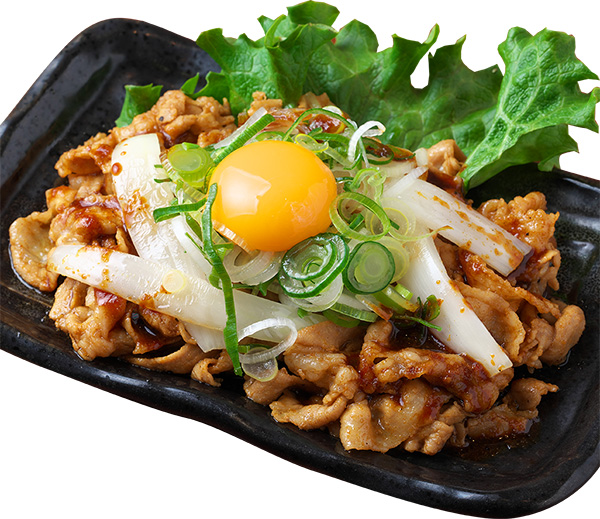 バラ肉のカレー醤油皿セット